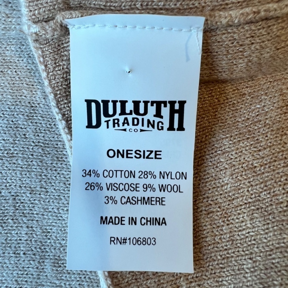 Duluth soft knit double layer reversible poncho - image 7